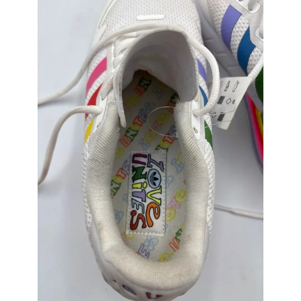 Adidas ZX 1K Boost Pride‎ Colors Sneakers, New. Sz 8